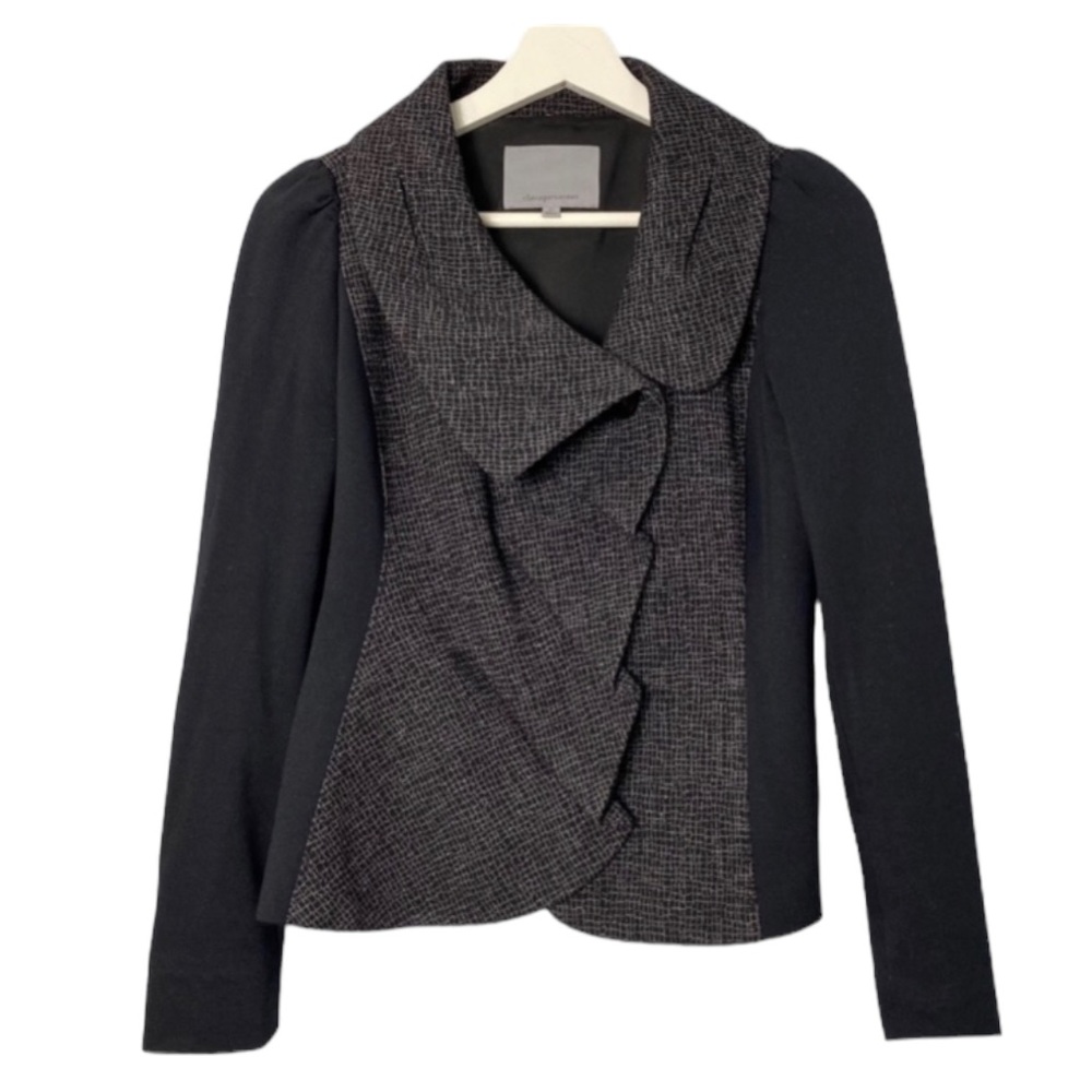 Classique Entier Color-Block Wool Blend Career Sn… - image 5